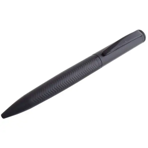 Charcoal Swirl Ball Point Pen Black